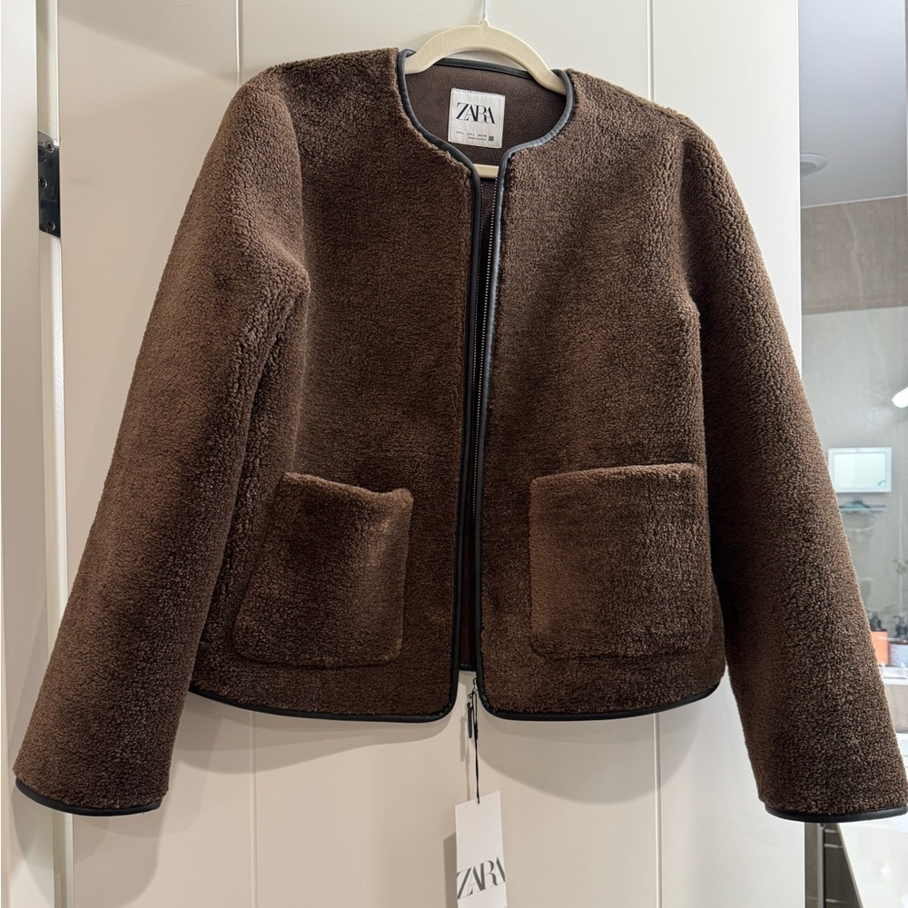 Zara Jacket with Faux Shearling
